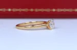 photo de Bague de fiançailles Cartier 1895 – Or Jaune 18 Carats