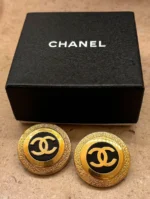 photo de Chanel Vintage XXL Disk Earrings