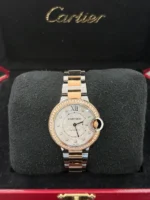 photo de Cartier Ballon Bleu Sertie de Diamants – Élégance Intemporelle