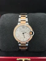 photo de Cartier Ballon Bleu Sertie de Diamants – Élégance Intemporelle
