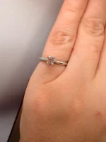 photo de Bague Cartier 1895 en Platine PT 950 avec Diamant 0,25 ct