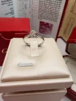 photo de Bague Cartier 1895 en Platine PT 950 avec Diamant 0,25 ct