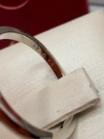 photo de Bague Cartier 1895 en Platine PT 950 avec Diamant 0,25 ct