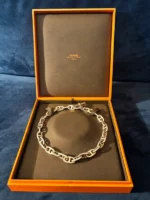 photo de Collier Hermès Chaîne d’Ancre en Argent Massif