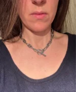 photo de Collier Hermès Chaîne d’Ancre en Argent Massif