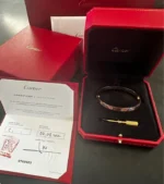 photo de Bracelet LOVE Cartier – Or rose – Taille 19