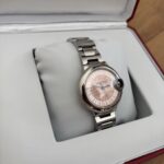 photo de Montre Cartier Ballon Bleu Rose Femme – W6920100