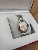 photo de Montre Cartier Ballon Bleu Rose Femme – W6920100