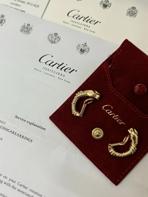 photo de Cartier Trinity Panthère Cougar – Or 18 Carats Tricolore