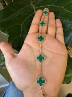 photo de Van Cleef & Arpels Vintage Alhambra Or jaune 750/1000 Malachite