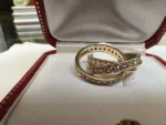 photo de Bague en Or Trinity Diamond de Cartier 100 % Authentique