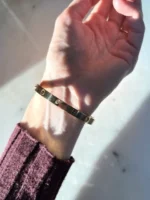 Cartier Love Or jaune 750/1000 (Modèle Classique) 4 diamants – Taille 18 – Image 9