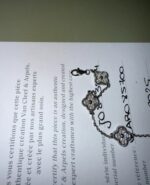 Van Cleef & Arpels Alhambra 6 motifs Or blanc Diamant - Taille : 17.5 cm – Image 7