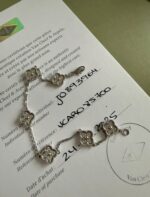 Van Cleef & Arpels Alhambra 6 motifs Or blanc Diamant - Taille : 17.5 cm – Image 4