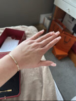 Cartier Love Or jaune 750/1000 (Moyen Modèle, Pavé) 237 Diamants – Taille 17 – Image 10