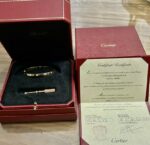 Cartier Love or rose 750/1000 (Modèle Classique) 6 diamants - Taille 15