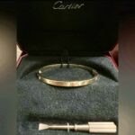 Cartier Love or rose 750/1000 (Modèle Classique) 6 diamants - Taille 15 – Image 2