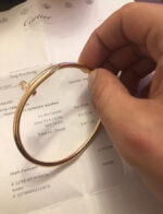 Cartier Juste un Clou or jaune (Modèle Classique) Diamants – Taille 18 – Image 7