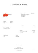 Van Cleef & Arpels Alhambra 6 motifs Or blanc Diamant - Taille : 17.5 cm – Image 13